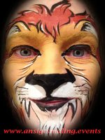 ansigtsmaling løve face paint