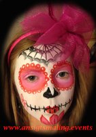 ansigtsmaling sugar skull facepaint